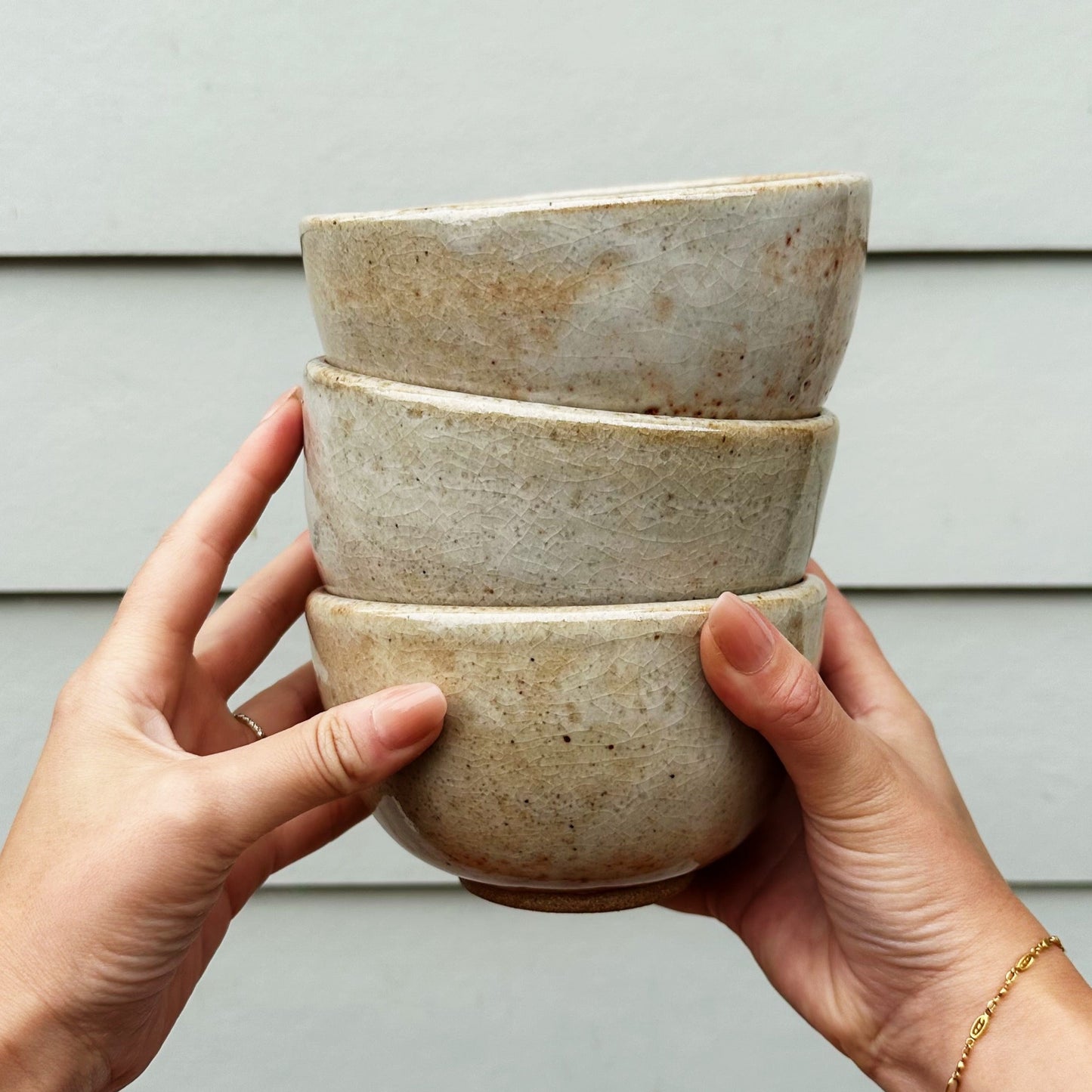 Medium Bowl in White Shino