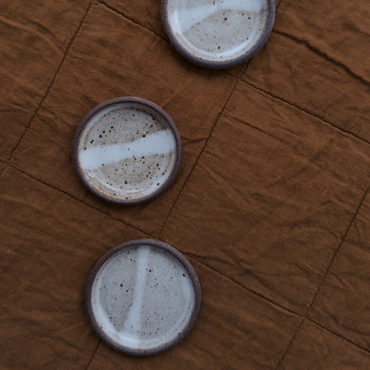 Shiny White Ring Dish